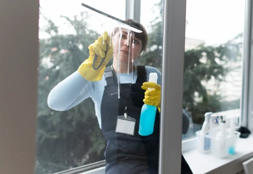 Nettoyage de vitres intérieures et extérieures à Uzos